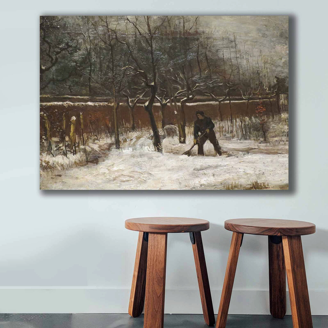 Tablou decorativ, 70100VANGOGH054, Lemn, Multicolor - imagine 4